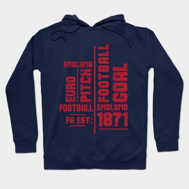 England Football Fan Memorabilia Hoodie by CGD